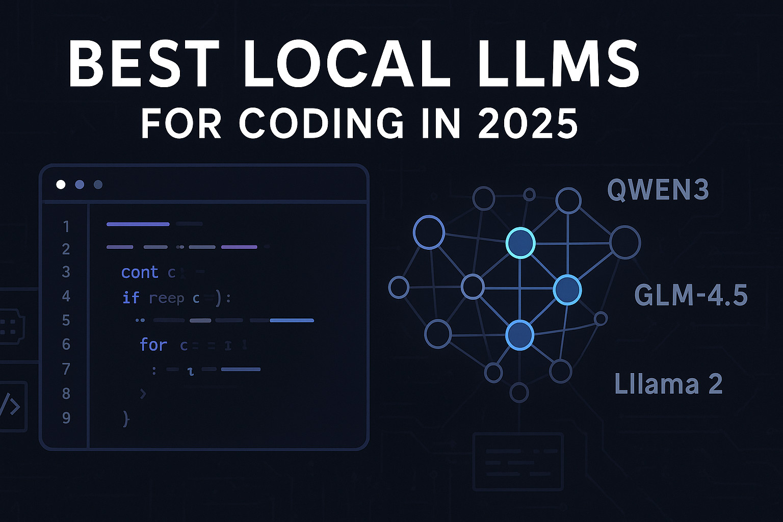 Feature image for Best Local LLM for Coding in 2025