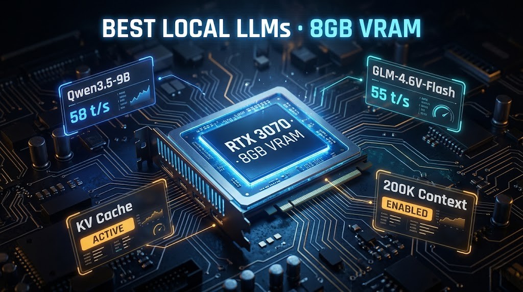 Feature image for Best Local LLMs for 8GB VRAM: Real Hardware Benchmarks (2026)