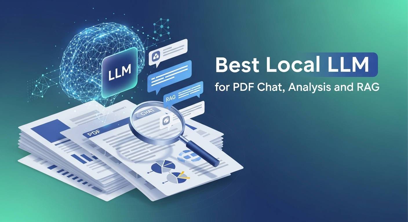 Feature image for Best Local LLMs for PDF Chat, Analysis and RAG