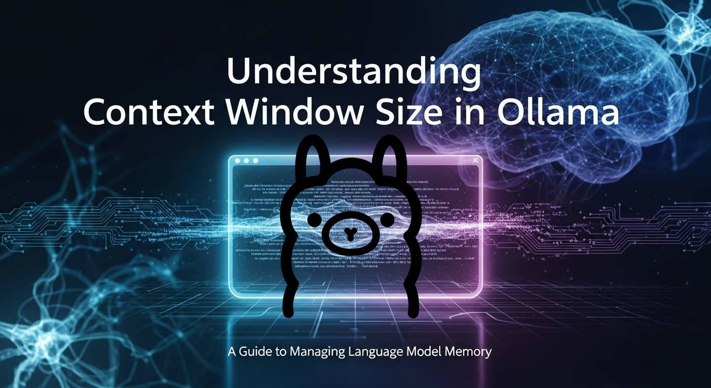 Feature image for How to increase context length of local LLMs in Ollama
