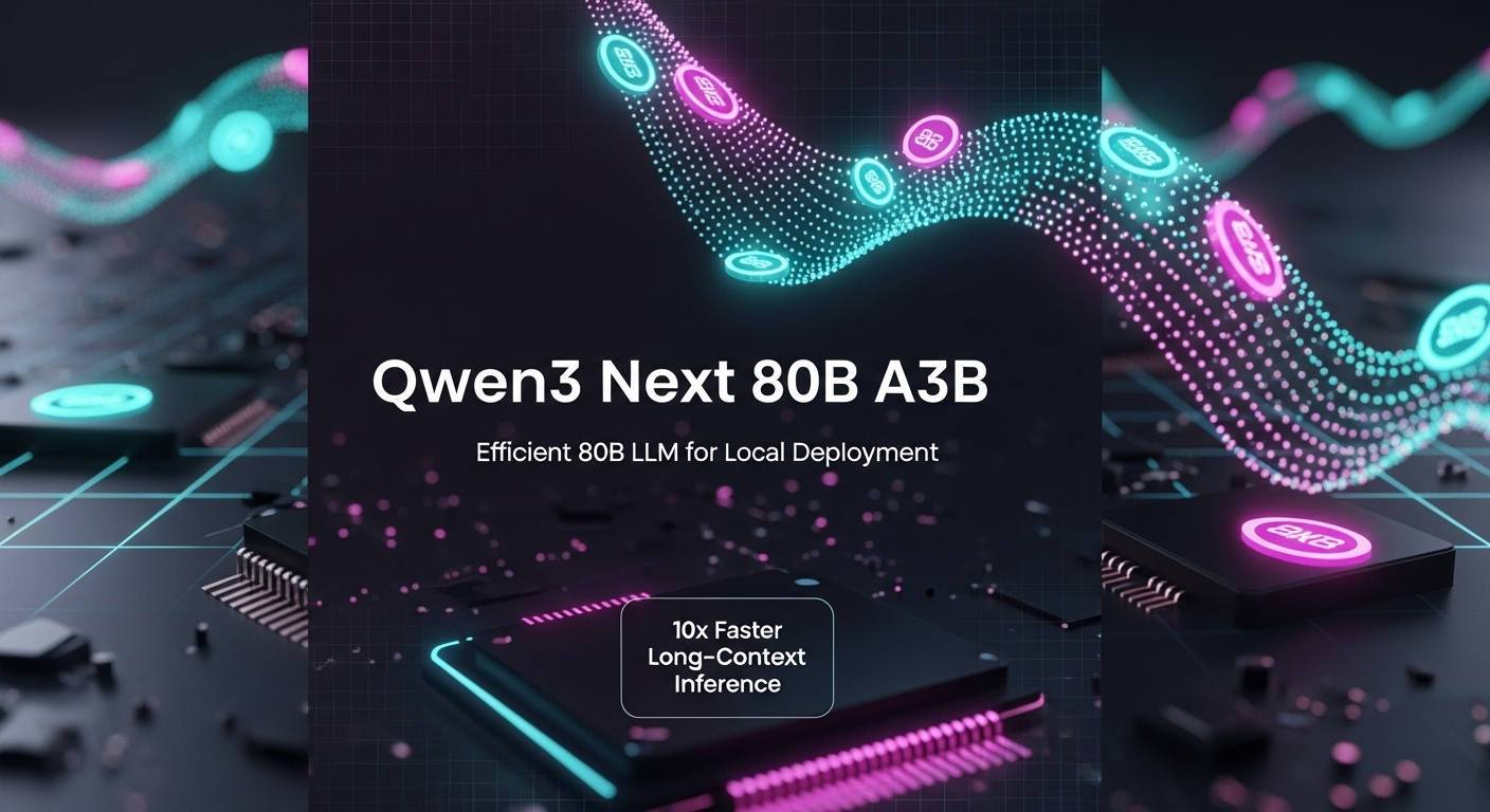 Feature image for Qwen3-Next-80B-A3B: The Future of Efficient Local LLMs