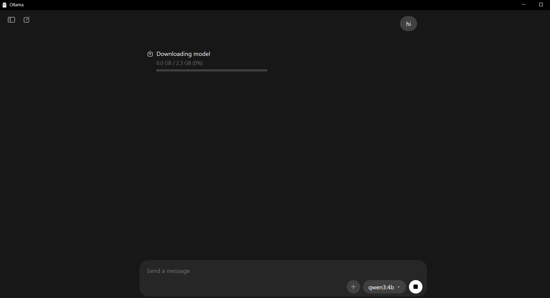 Ollama Native GUI App Interface